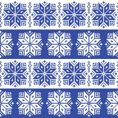 geleneksel süs kış deniz kuvvetleri desen - İskandinav tarzı örgü.