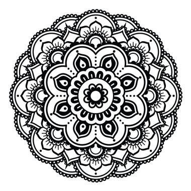 Hint kına dövme deseni veya arka plan - Mehndi tasarım