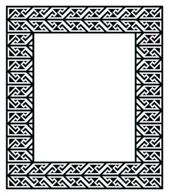 Kelt anahtar desen - çerçeve, sınır