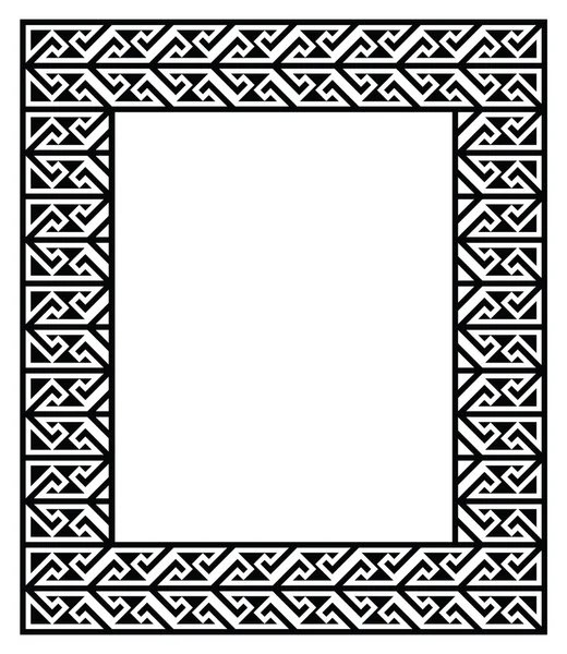 Patrón de clave celta - marco, borde — Archivo Imágenes Vectoriales