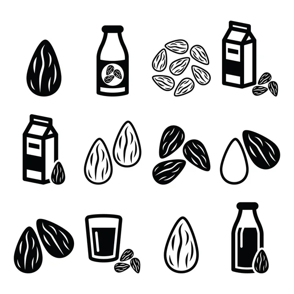 ᐈ Almond milk drawing stock vectors, Royalty Free almond milk