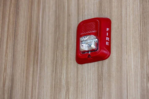 Fire Alarm Built Strobe Light Alert Case Fire Sound Strobe — Stock Photo, Image