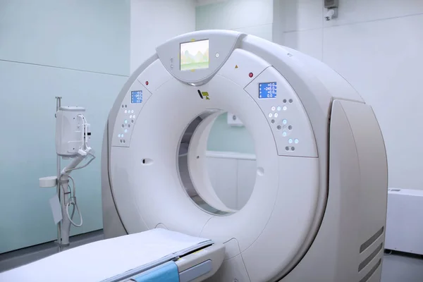 CT (Computed tomography) scanner in hospital laboratory. CT scan an advance technology for medical diagnosis