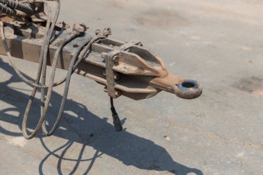 Ya karavanda ya da arabada bir barda. nesneler için resim, ulaşım kavramı.