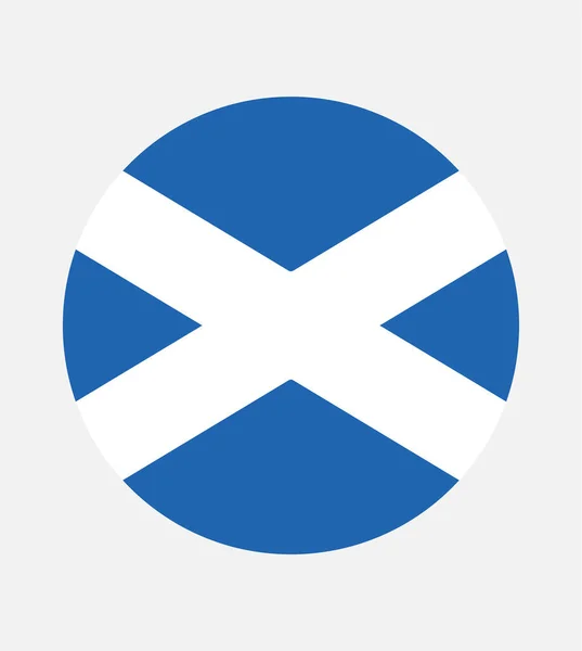 Flaga Szkocji Narodowej Oficjalne Kolory Proporcje Poprawnie Flaga Szkocji Ilustracja — Wektor stockowy