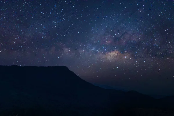 Барвисте Нічне Небо Зірками Фон Галактикою — стокове фото