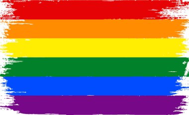LGBTQ + renginin vektör görüntüsü. Gurur sembolü. LGBTQ için gökkuşağı rengi, dünyada en çok bilinen renk LGBT gururunu temsil eden gurur bayrağıdır. Mutlu gurur ayları. 2022 mutlu yıllar.