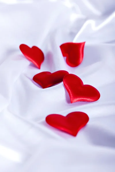 Red heart is the symbol of Valentine's Day — Stock Photo, Image