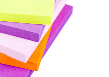 Not Not postits yığını üzerinde