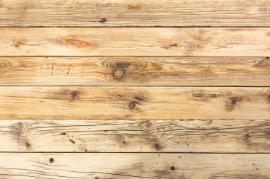 Old wooden boards with cracks and a visible structure as well as gulp and knots. Alder board as a background for various natural designs and compositions. clipart