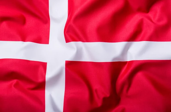 Vlajky Dánsku a Evropské unie. Dánsko vlajka a vlajka Eu. Koncept peníze vlajky světa — Stock fotografie