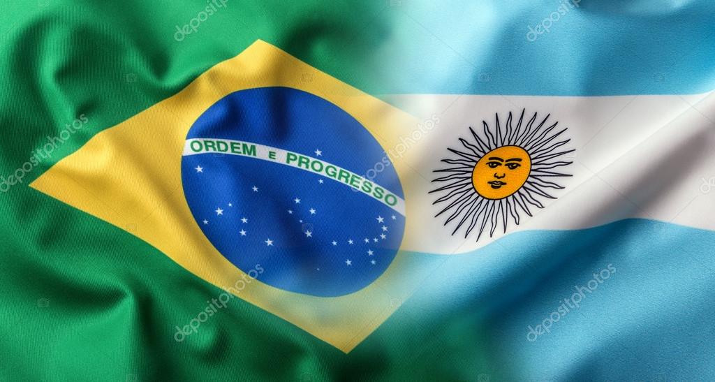 Flags Of The Brasil And The Argentina World Flag Money Concept Stock Photo By C Weyo 117199038