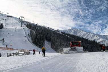 Ski resort jasna south,slovakia.low tatras.new teleferik funitel. çekilen fotoğraf: 27 Ocak 2013