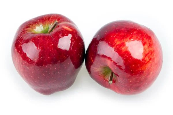 Two red apples — Stock Photo, Image