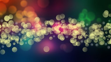 Çok renkli pırıltılı bokeh arka plan.