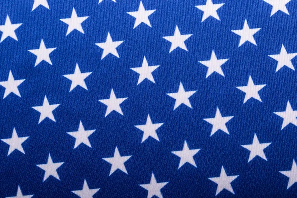 Drapeau des USA. Gros plan des étoiles sur un drapeau américain, États-Unis — Photo