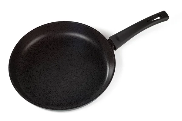 Stekpanna Gjutjärn Med Non Stick Beläggning Isolerad Vit Bakgrund — Stockfoto