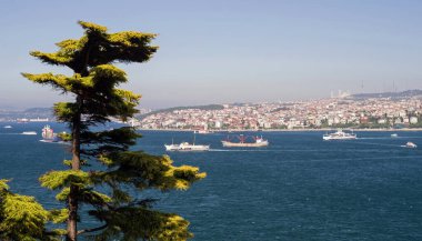 İstanbul 'un İstanbul ve Türkiye' nin İstanbul ve Asya kesimlerine bakış.