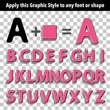 Metin ve şekiller için metal grafik stili