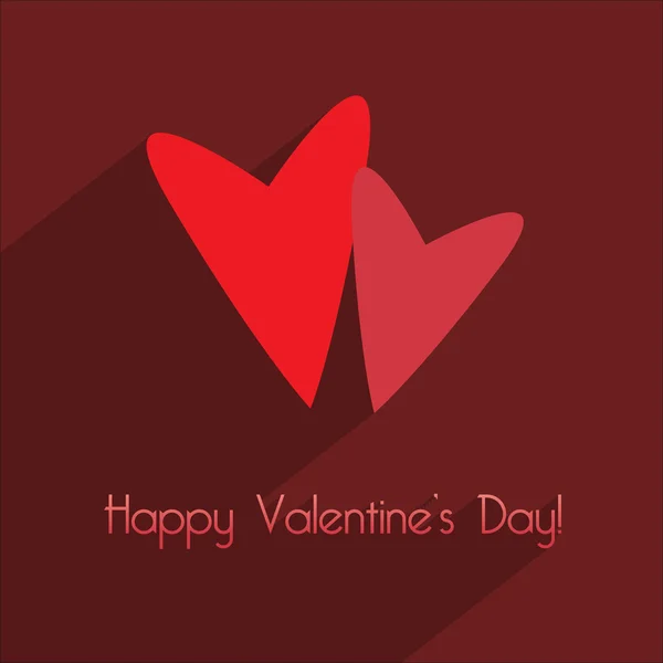Journée Desing rouge pour l'amour — Image vectorielle