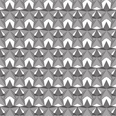 siyah ve beyaz geometrik kusursuz desen 