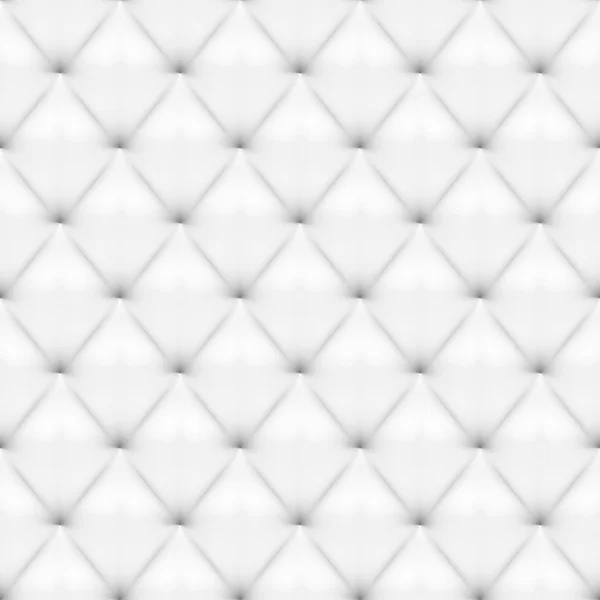 Weißes Lederpolster — Stockvektor