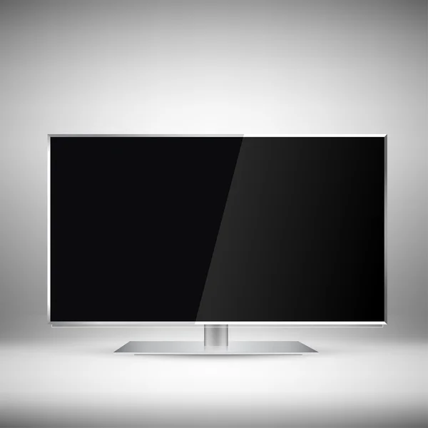 Tv plana maqueta — Vector de stock