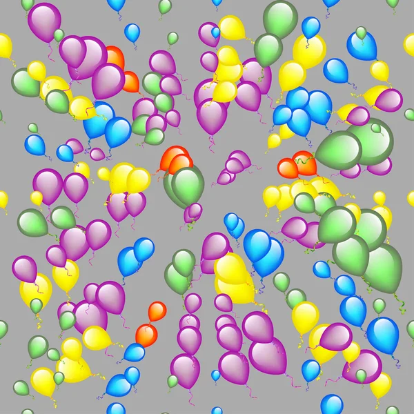 День рождения фон с шариками — стоковый вектор
