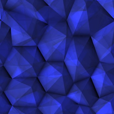 kesintisiz mavi geometrik desen