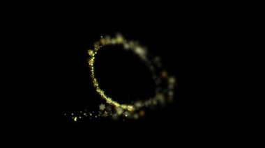 Görüntü Üzerine Üstüste koymak için ya da Arkaplan Olarak Kullanılmak İçin Parlayan Noel Parçacık Elementi