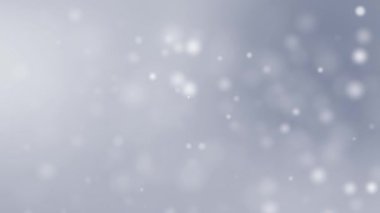 Hafif Parçacıklarla Temiz Minimalist Noel Kış Arkaplanı Döngüsü