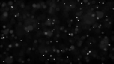 Döngülenmiş Gerçekçi Düşen Kar Taneleri Arkaplanı Kaplaması