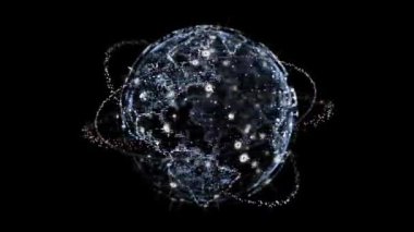 Dünya Parçacıkları Hologram Döndürme Döngüsü