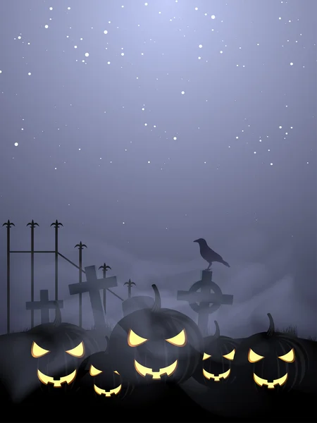 Halloween achtergrond — Stockvector