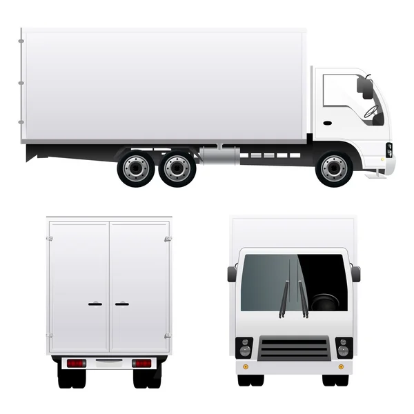 Camion cargo Van — Image vectorielle