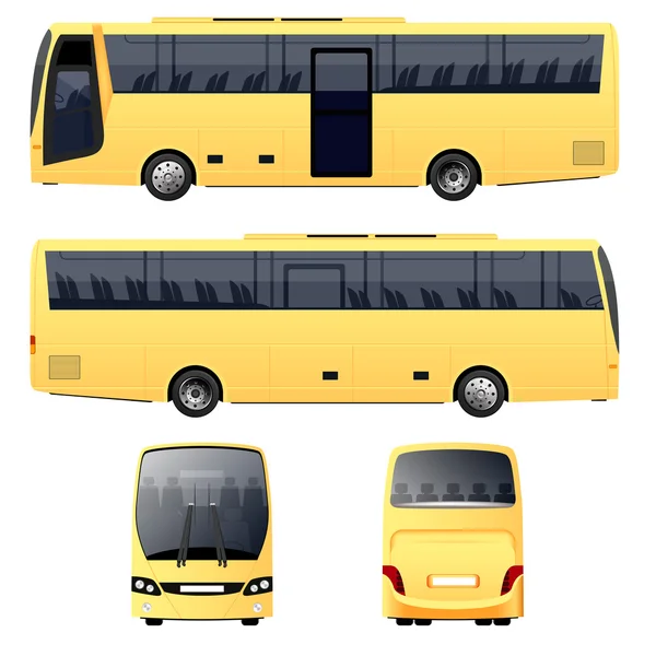 Вектор автобус — стоковий вектор