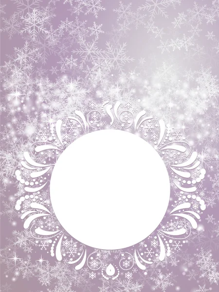 White Christmas Ball — Stock Vector