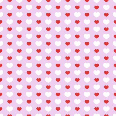 Yürekleri basit kesintisiz geometrik desen.