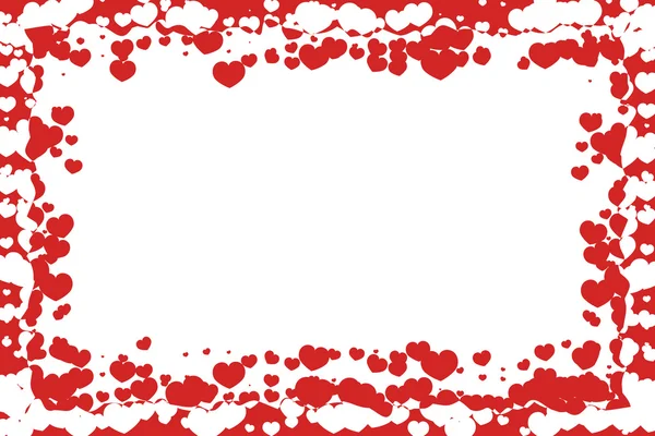 Cadre vectoriel Saint-Valentin — Image vectorielle