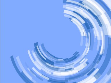 Blue Abstract Design