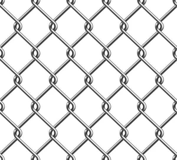 シームレス チェーン フェンスのパターン — ストックベクタ