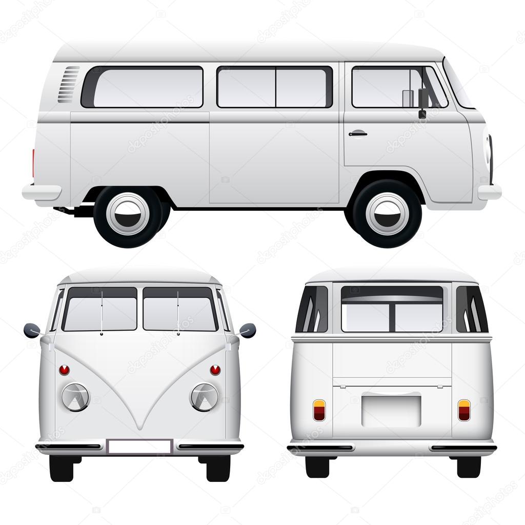 white old van