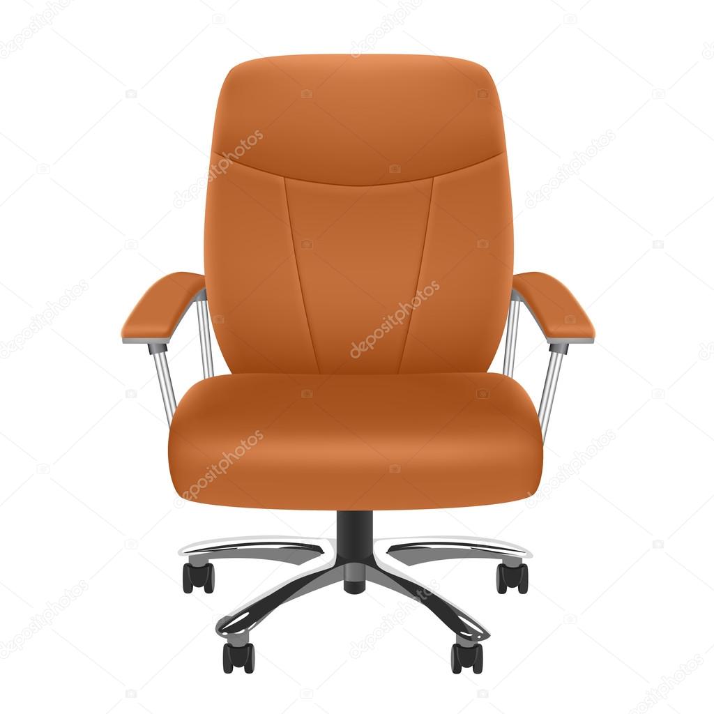 Brown leather Office Chair