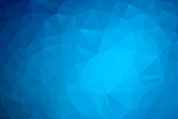 Fundo Triangular Azul — Vetor de Stock