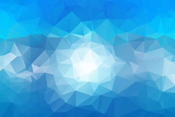 파란색 삼각형 배경 — 스톡 벡터