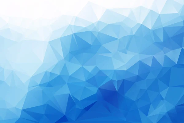 Fondo triangular azul — Vector de stock