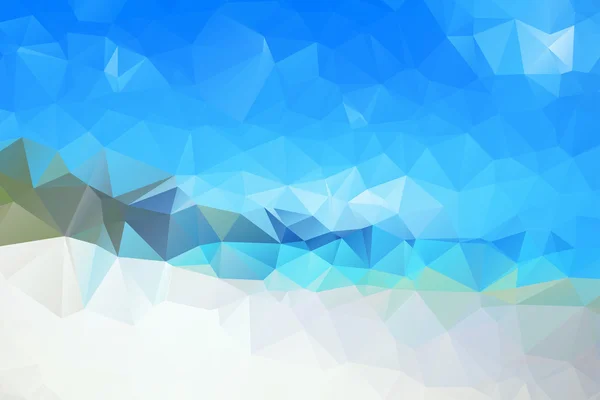 Blauer Dreieck Hintergrund — Stockvektor
