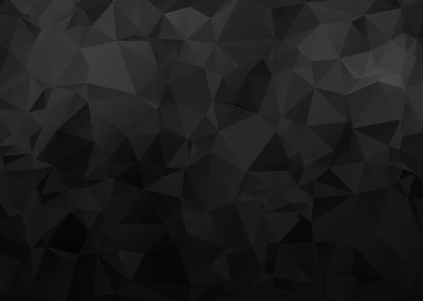 Чорний фон з візерунком трикутника — стоковий вектор