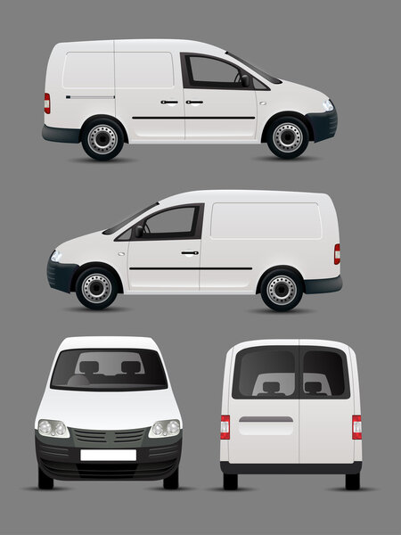 Белый коммерческий Van - Ван
