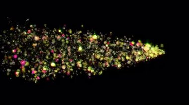 Lüks Parlak Parçacık İzi Geçiş Akışı Elementi